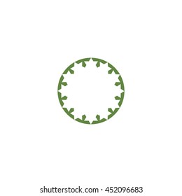 abstract circle of people icon