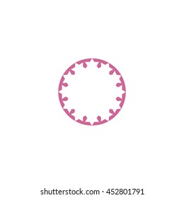 abstract circle of people icon