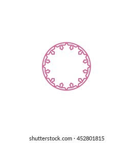 abstract circle of people icon