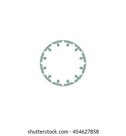 abstract circle of people icon