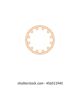 abstract circle of people icon