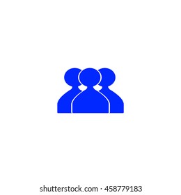 abstract circle of people icon