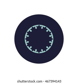 abstract circle of people icon