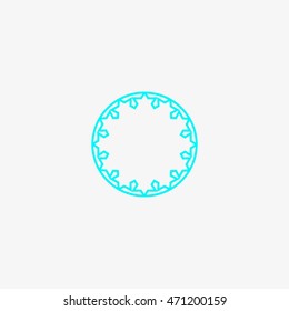 abstract circle of people icon