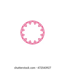 abstract circle of people icon