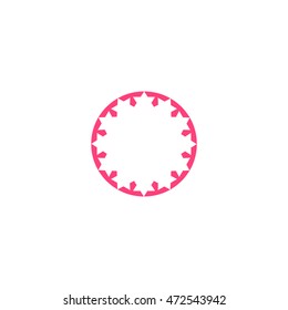 abstract circle of people icon