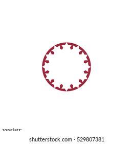 abstract circle of people icon