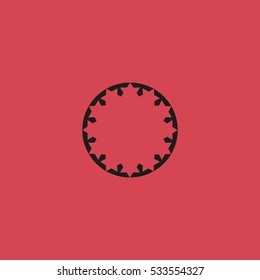abstract circle of people icon