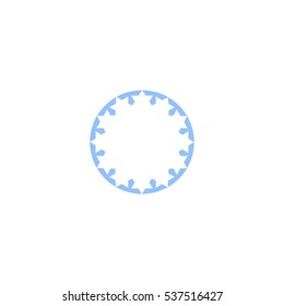 abstract circle of people icon