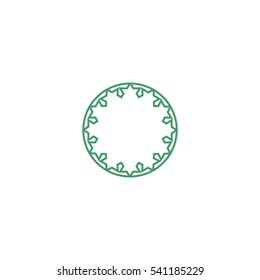 abstract circle of people icon