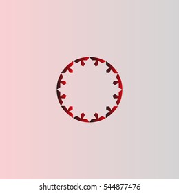 abstract circle of people icon