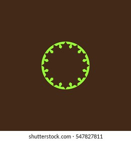 abstract circle of people icon