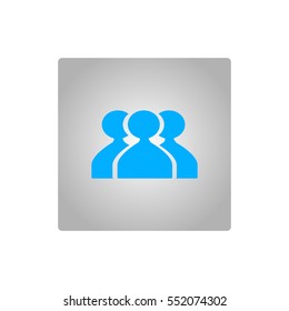 abstract circle of people icon