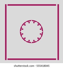 abstract circle of people icon