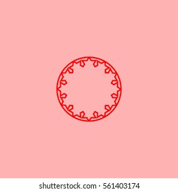 abstract circle of people icon