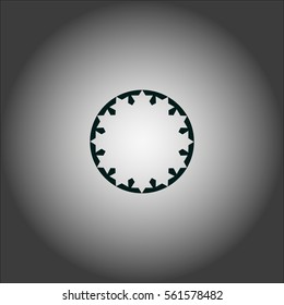abstract circle of people icon