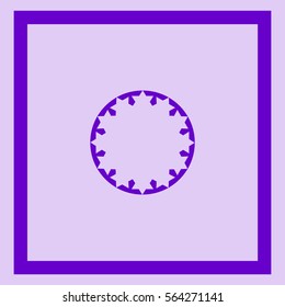 abstract circle of people icon