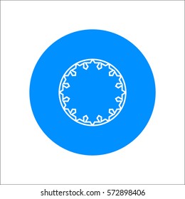 abstract circle of people icon
