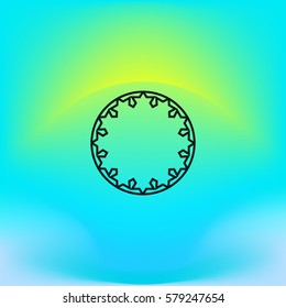 abstract circle of people icon