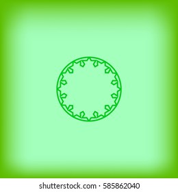 abstract circle of people icon