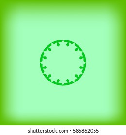 abstract circle of people icon