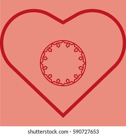 abstract circle of people icon