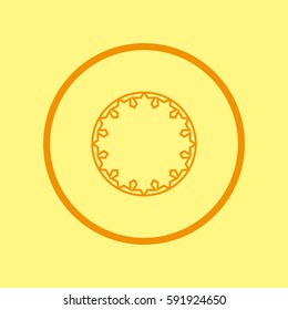 abstract circle of people icon