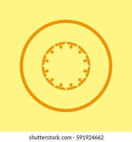 abstract circle of people icon