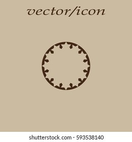 abstract circle of people icon