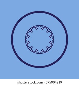 abstract circle of people icon