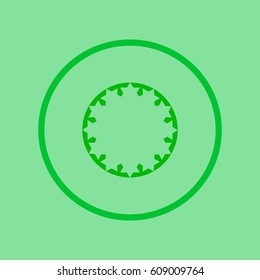 abstract circle of people icon