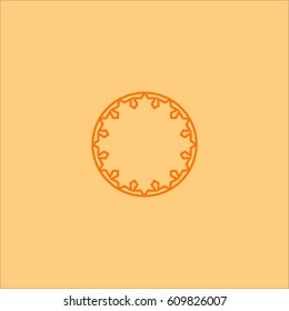 abstract circle of people icon