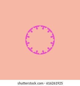 abstract circle of people icon