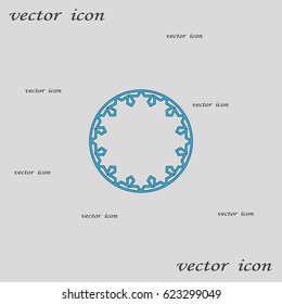 abstract circle of people icon