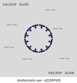 abstract circle of people icon