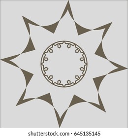 abstract circle of people icon
