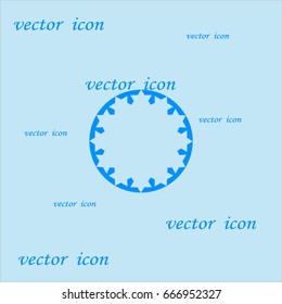 abstract circle of people icon