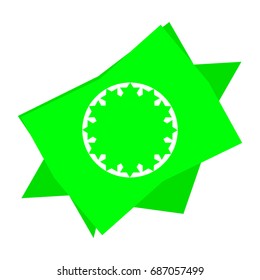 abstract circle of people icon