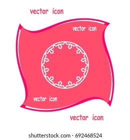 abstract circle of people icon