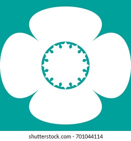 abstract circle of people icon