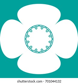 abstract circle of people icon