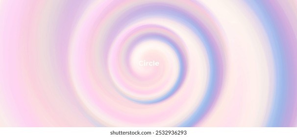 Abstract circle portal swirl shape with gradient background. Vector. Fluid vivid gradients for banners. Modern trendy design. Liquid shape. Colorful bright neon template. Dynamic soft color.