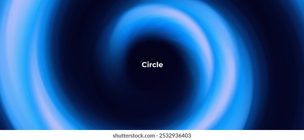 Abstract circle portal swirl shape with gradient background. Vector. Fluid vivid gradients for banners. Modern trendy design. Liquid shape. Colorful bright neon template. Dynamic soft color.