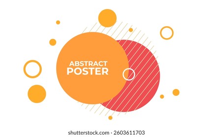 Abstract Circle Poster for Modern Art Trendy Visuals and Creative Expression