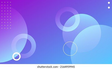 Abstract circle with purple background. Colorful Fluid shapes composition. Future geometric patterns. Vector illustration