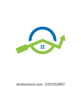 abstraktes Kreise-Logo, Vektorgrafik
