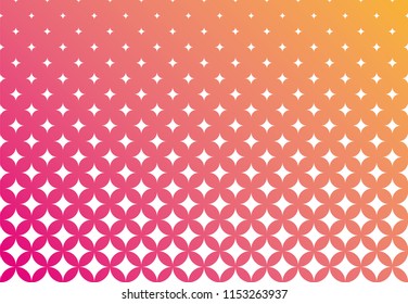 Abstract circle with rhombus, texture background