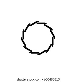 Abstract Circle Ring Ornamental Logo Template Illustration Design. Vector EPS 10.