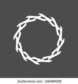 Abstract Circle Ring Ornamental Logo Template Illustration Design. Vector EPS 10.