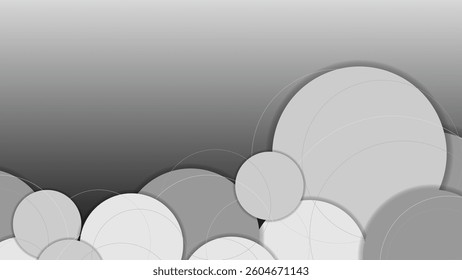 Abstract circle rings on background. Circle vector pattern.